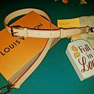 SOLD.   LV Adjustable strap
